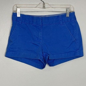 J. Crew Chino Shorts Bright‎ Blue Twill